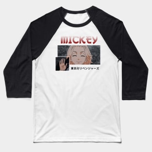 Mickey White Baseball T-Shirt